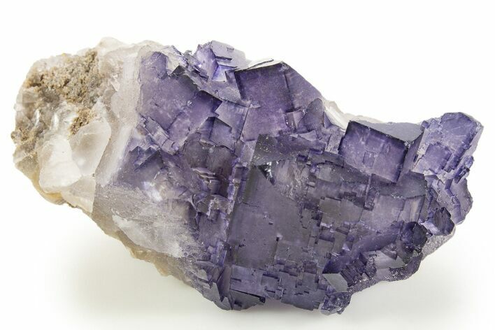Deep Purple Fluorite Crystals - Múzquiz, Mexico #323928
